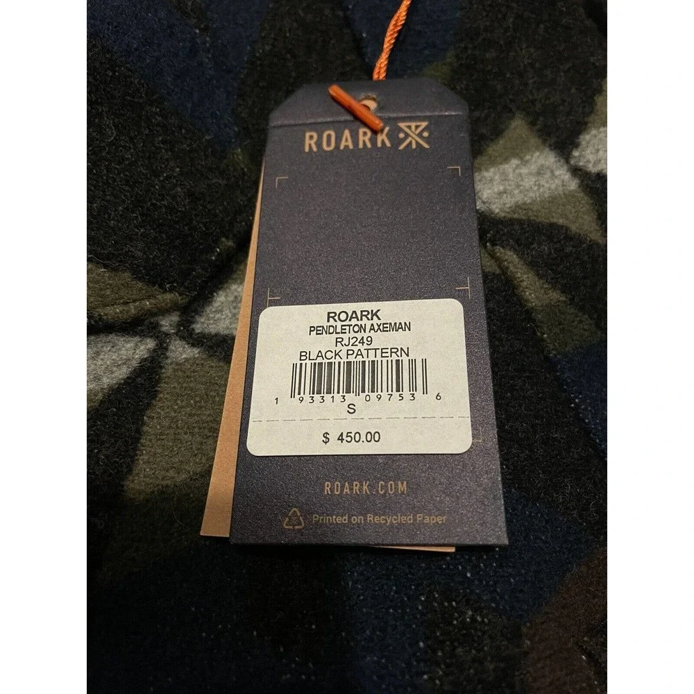 Roark x Pendleton Aztec Axeman Jacket Wool/ Sherpa Lined Coat $450 NWT ( S ) - Picture 4 of 10